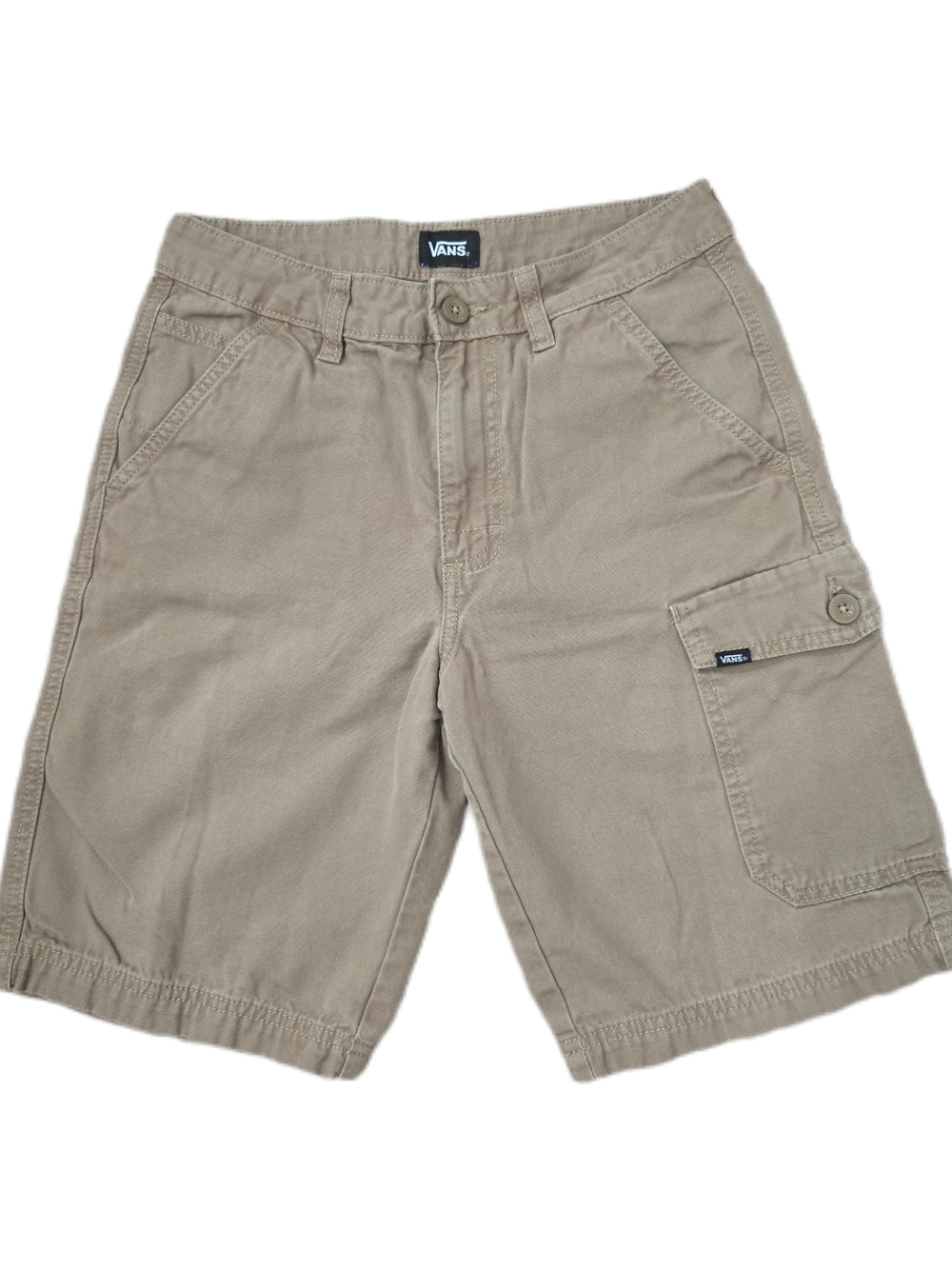 Vans Off The Wall Tan Cargo Shorts for Kids
